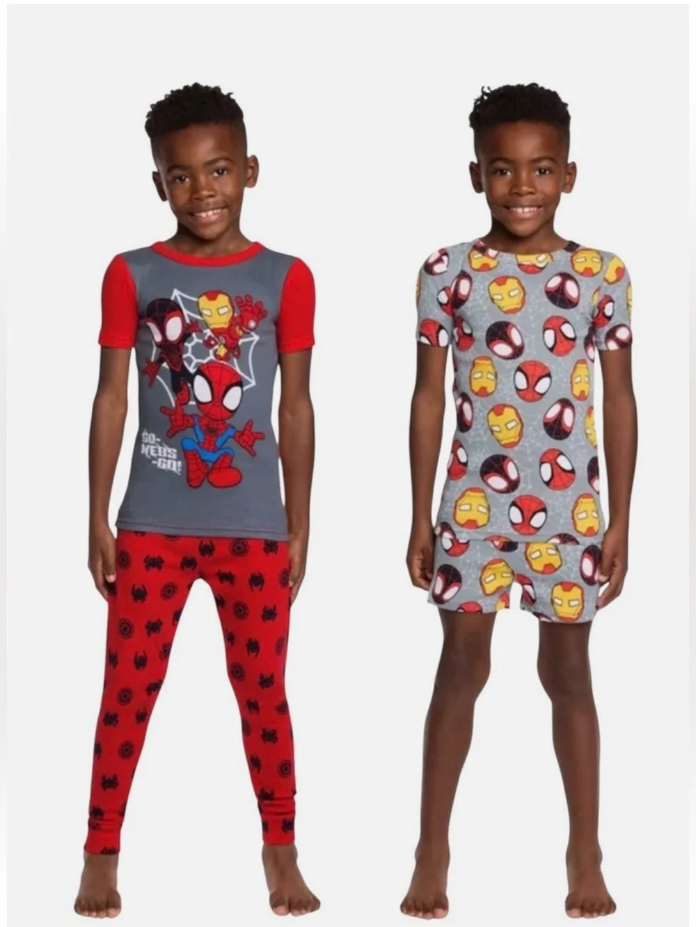 NWT Marvel Spidey Toddler Boy Pajamas 4-piece set, 4